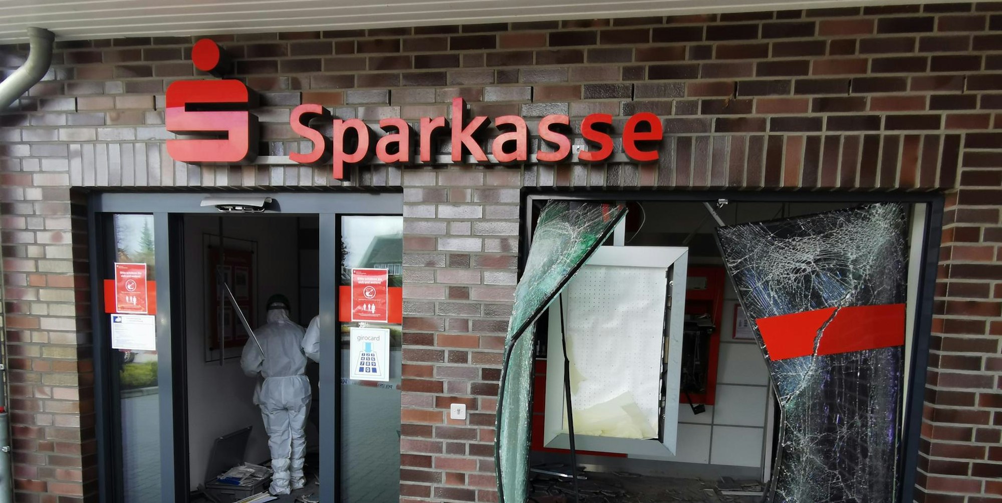 Geldautomat gesprengt