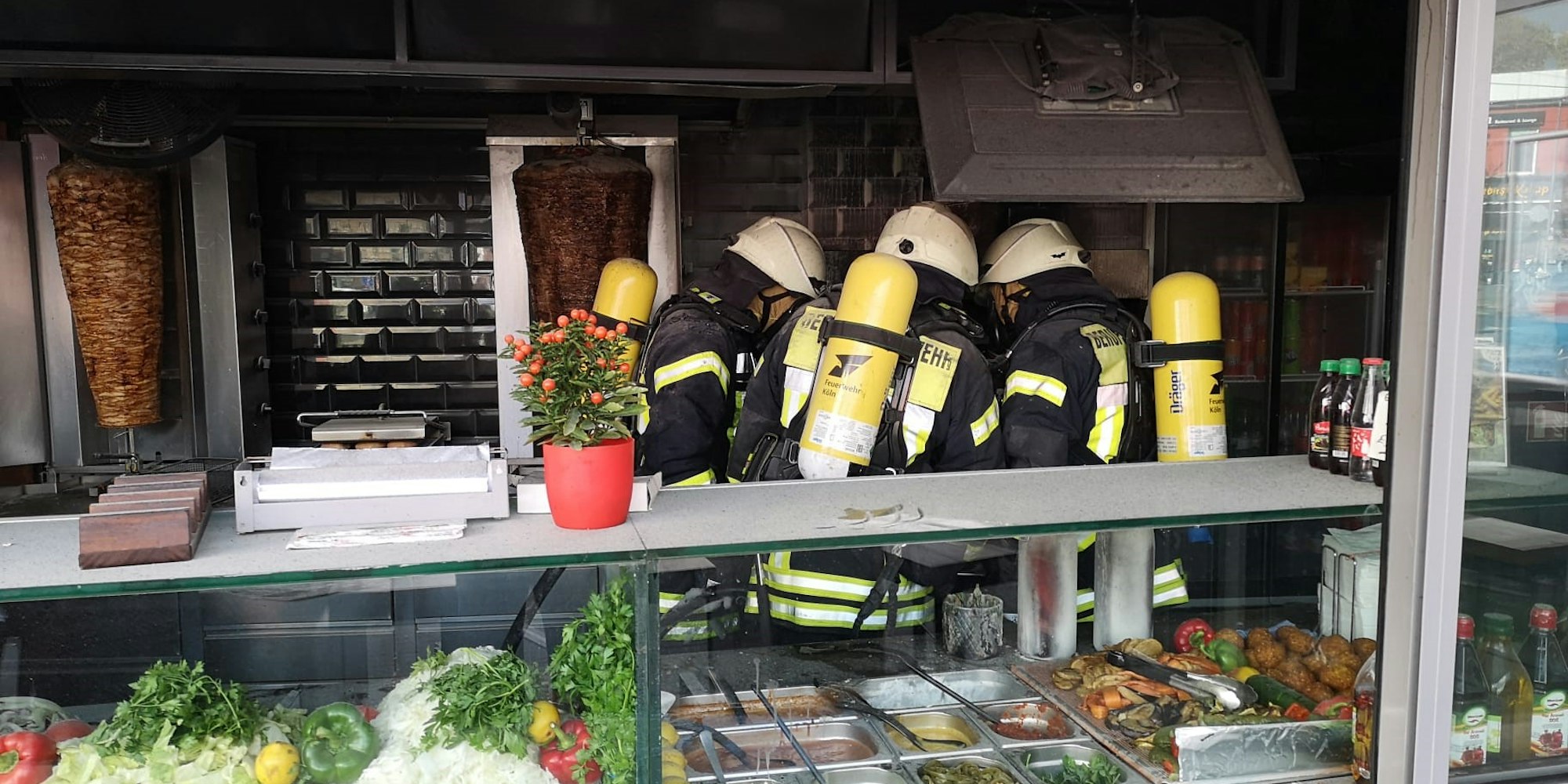 Feuer im Döner Laden Ehrenfeld