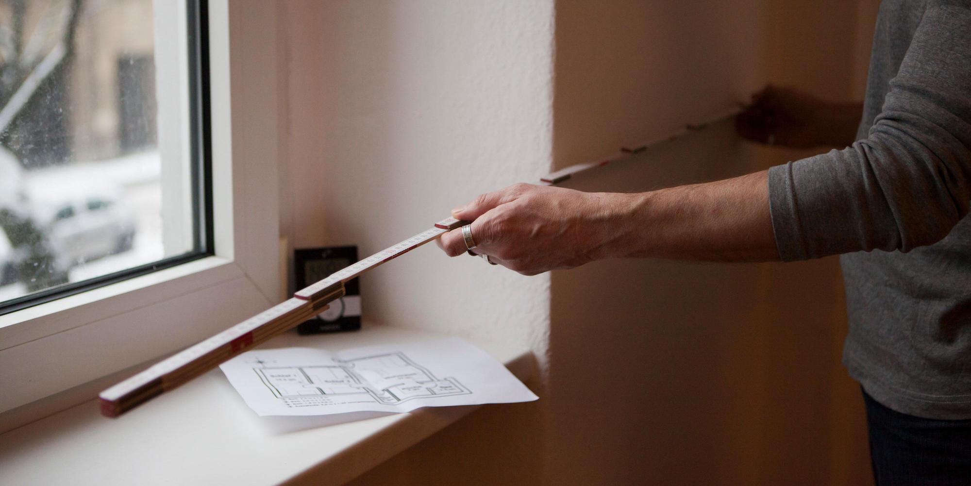 Wohnungsfläche ausmessen