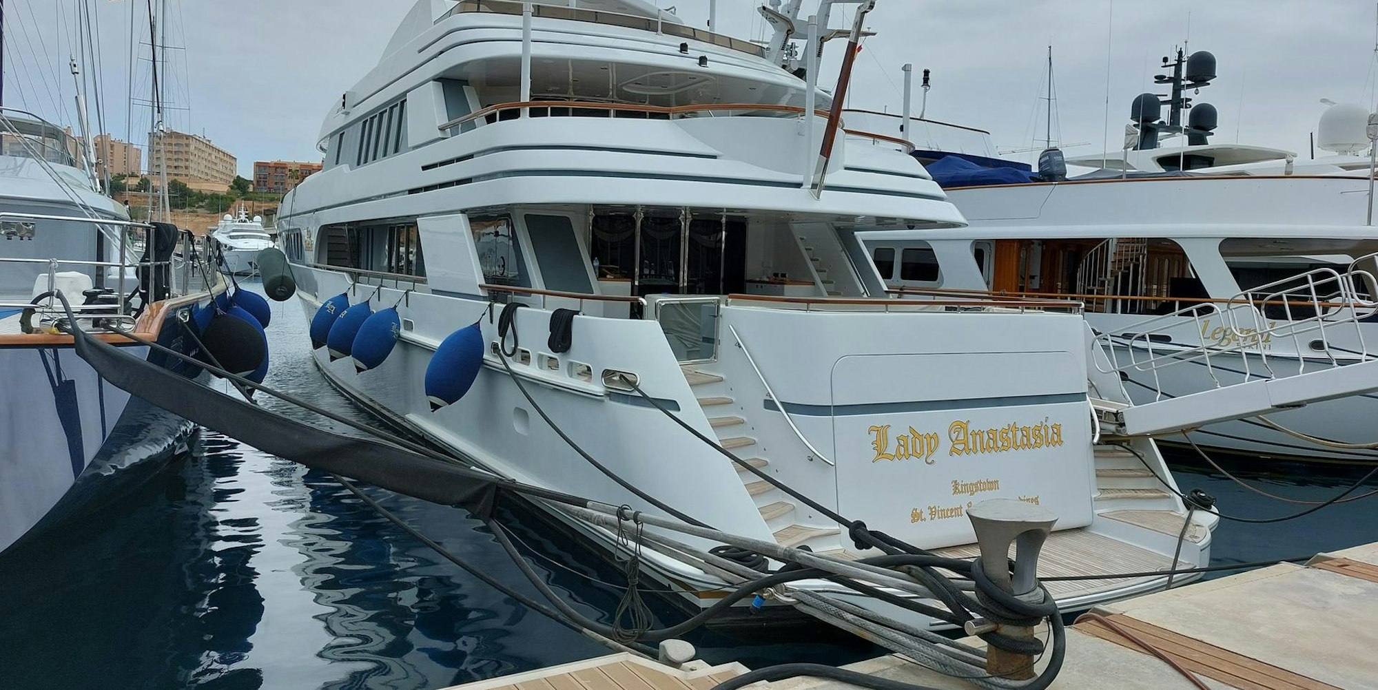 Russische Jacht Mallorca 280222