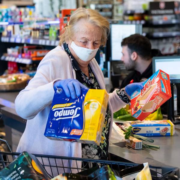 Einkaufen Corona