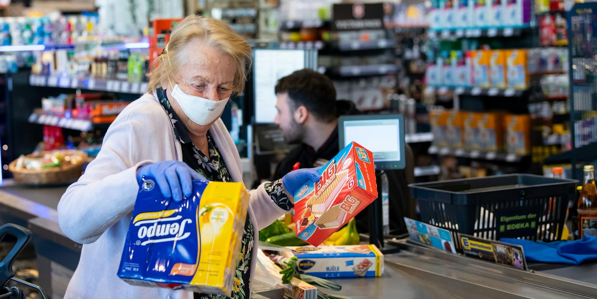 Einkaufen Corona