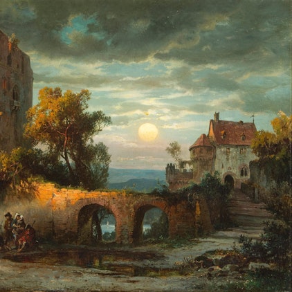 Wille_A.v._Rhein.Burgruine