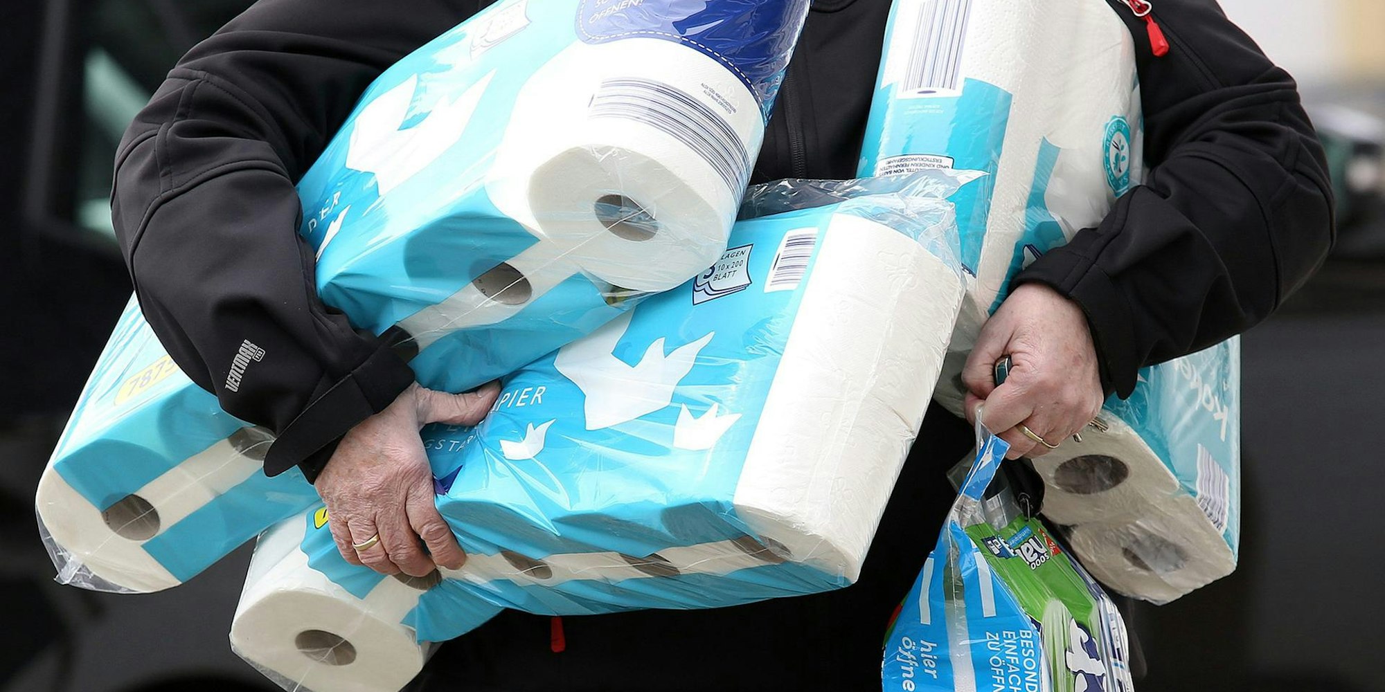 Toilettenpapier hamstern