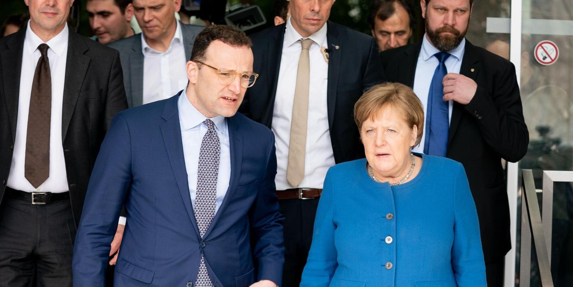Merkel und SPahn