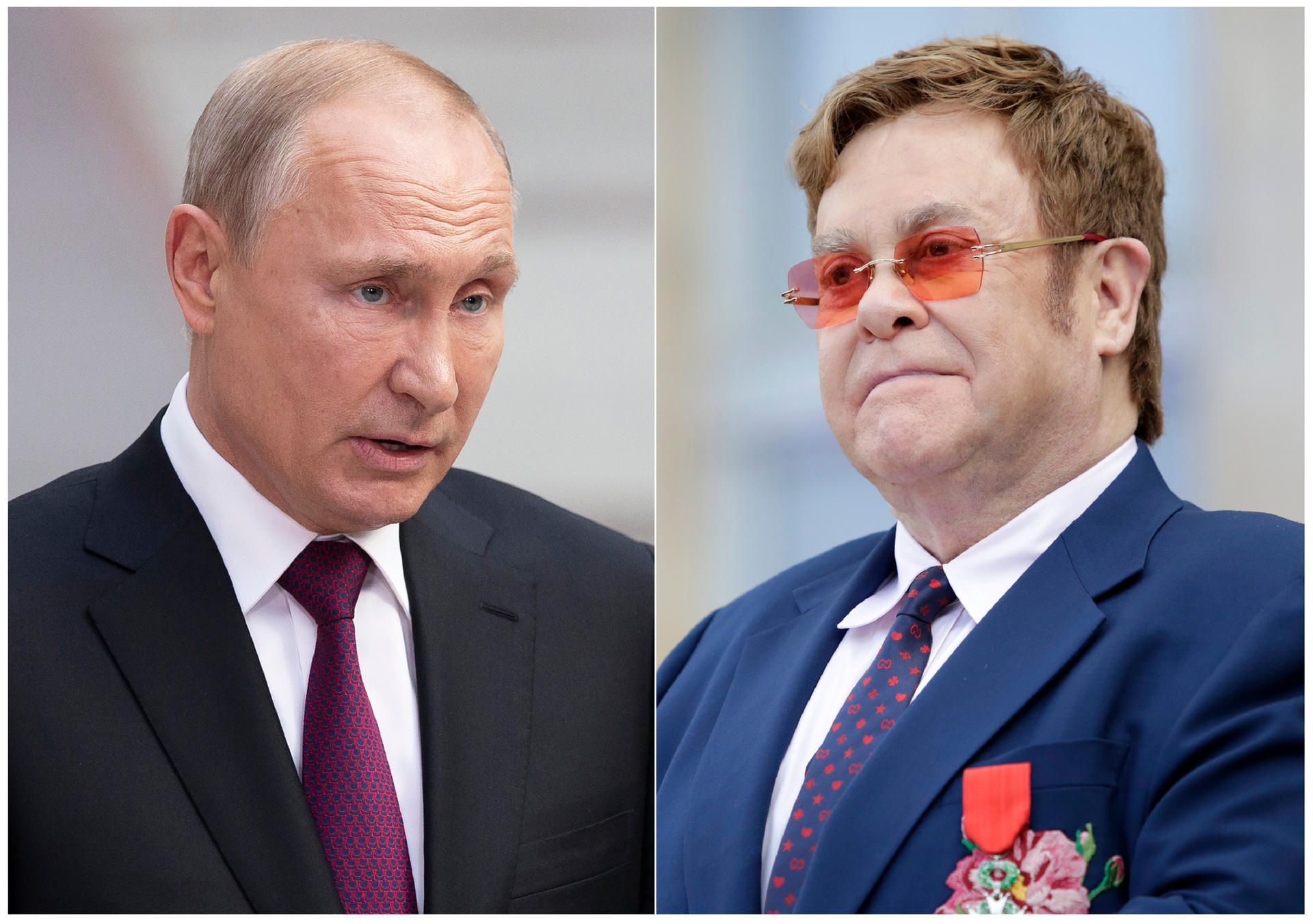 Putin Elton John