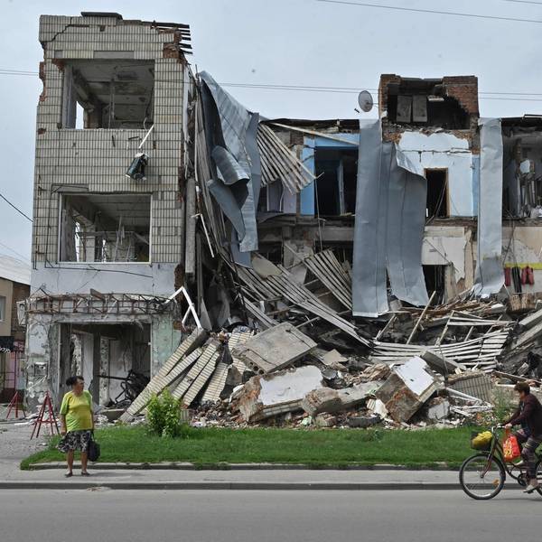 Zerstörung Ukraine Okhtyrka