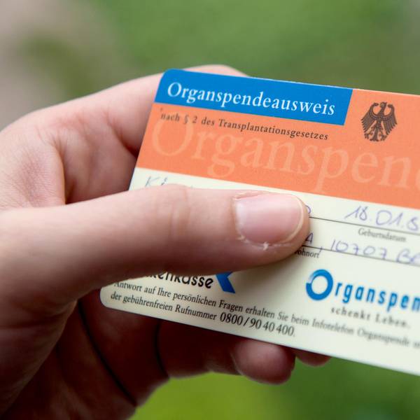 Organspende Ausweis