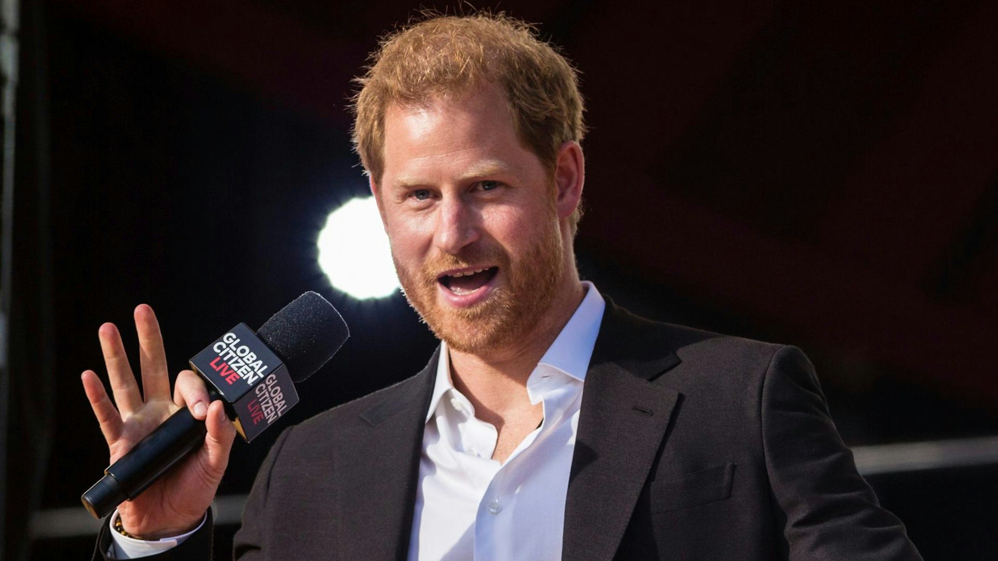 Prinz Harry bei einem öffentlichen Auftritt.