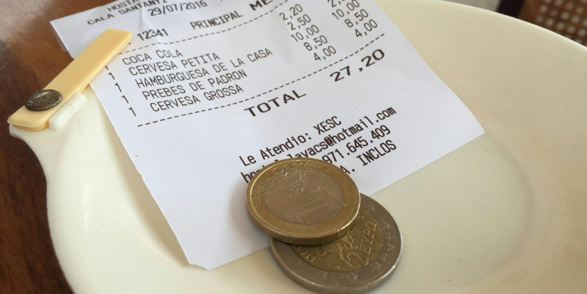 Euro im Urlaub