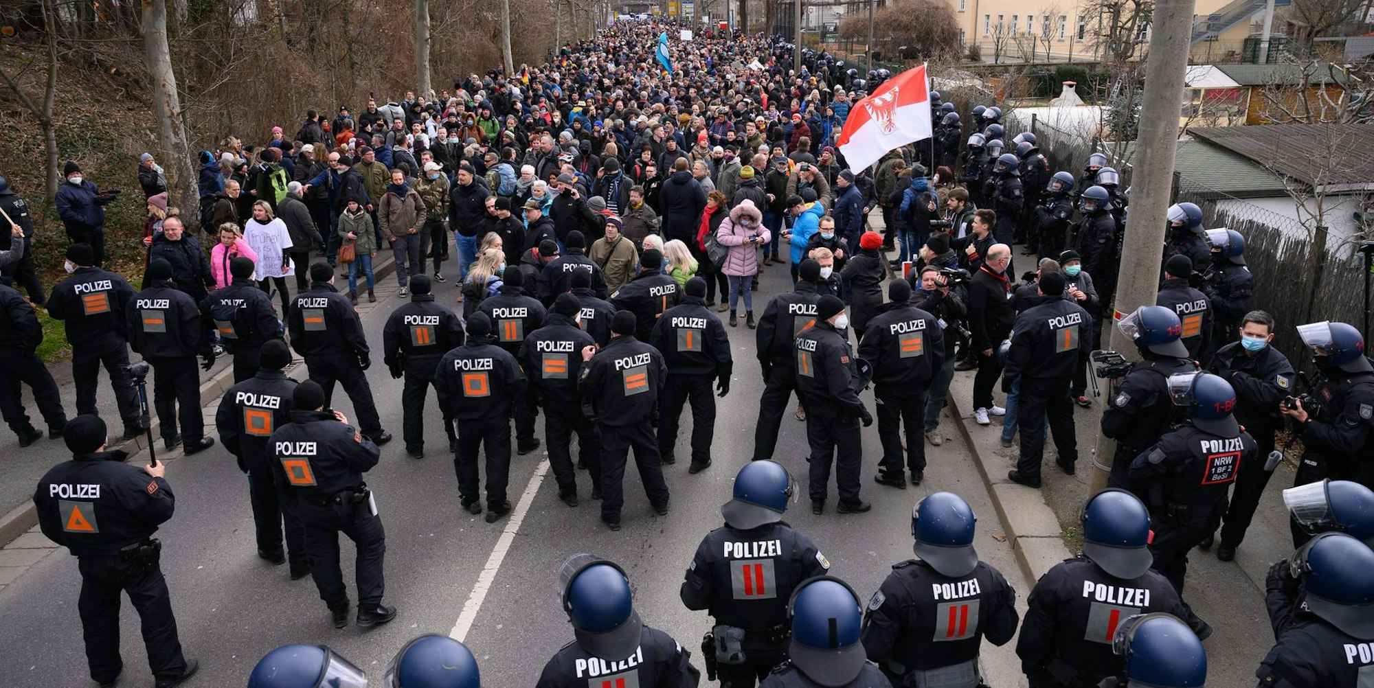 Corona Demo Dresden 140321