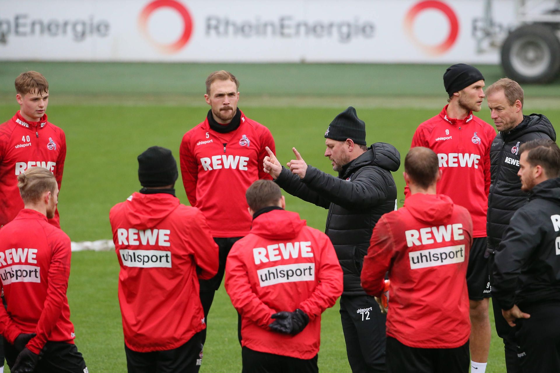 Baumgart beim Abschlusstraining