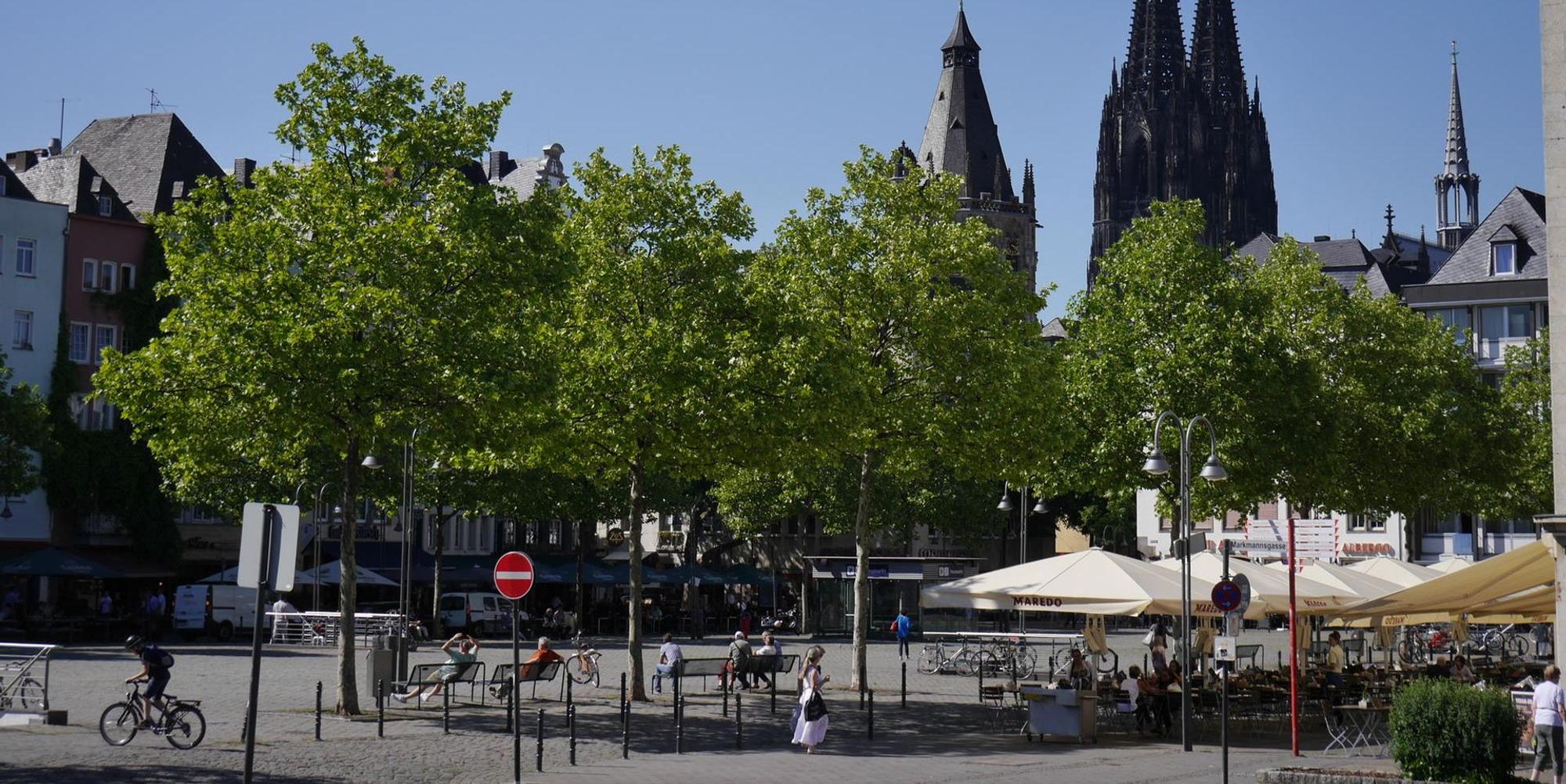 Köln Heumarkt Sonne