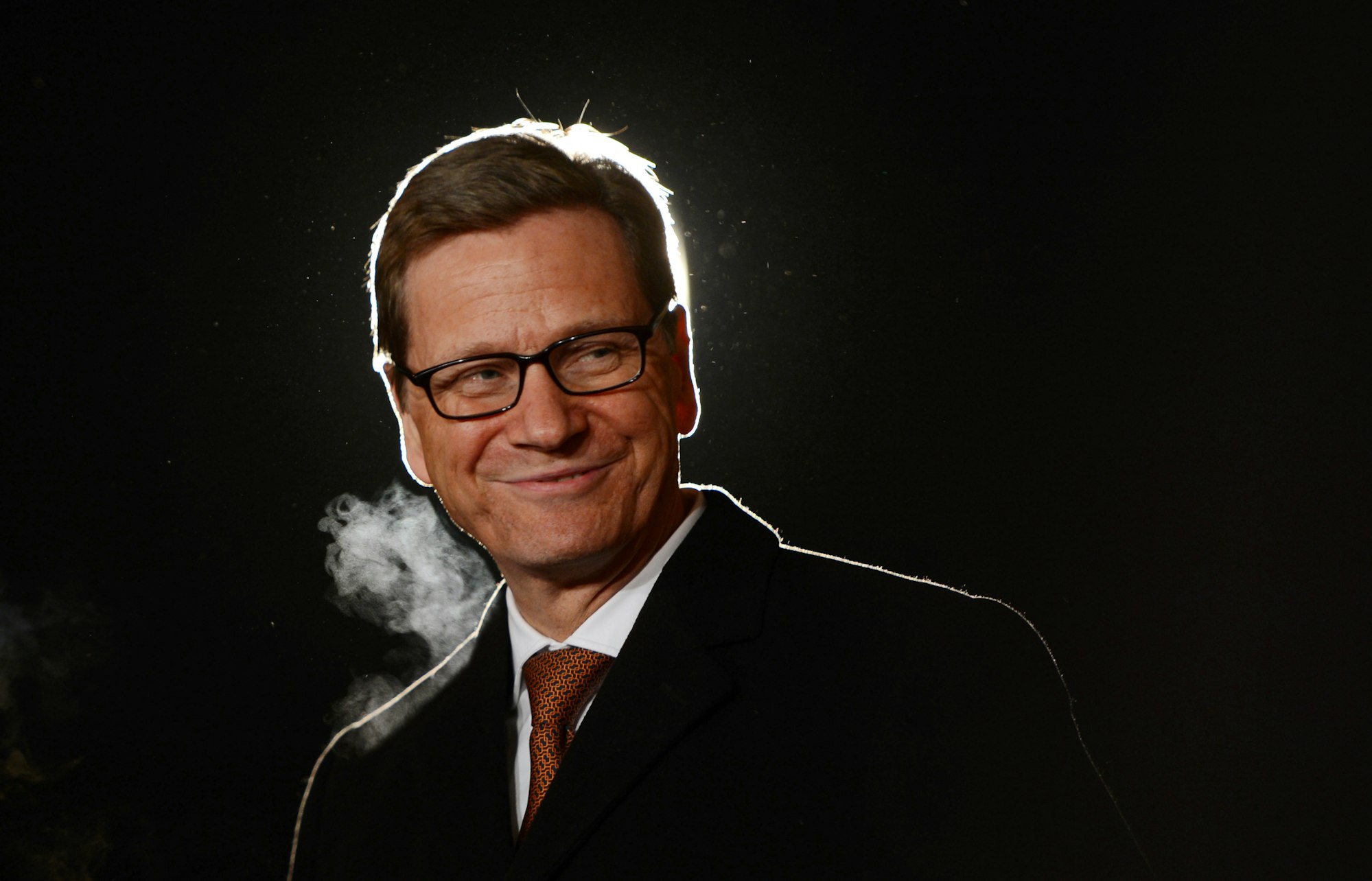 Westerwelle lächelt