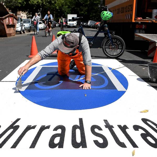Fahrradstraße Symbolbild 221021