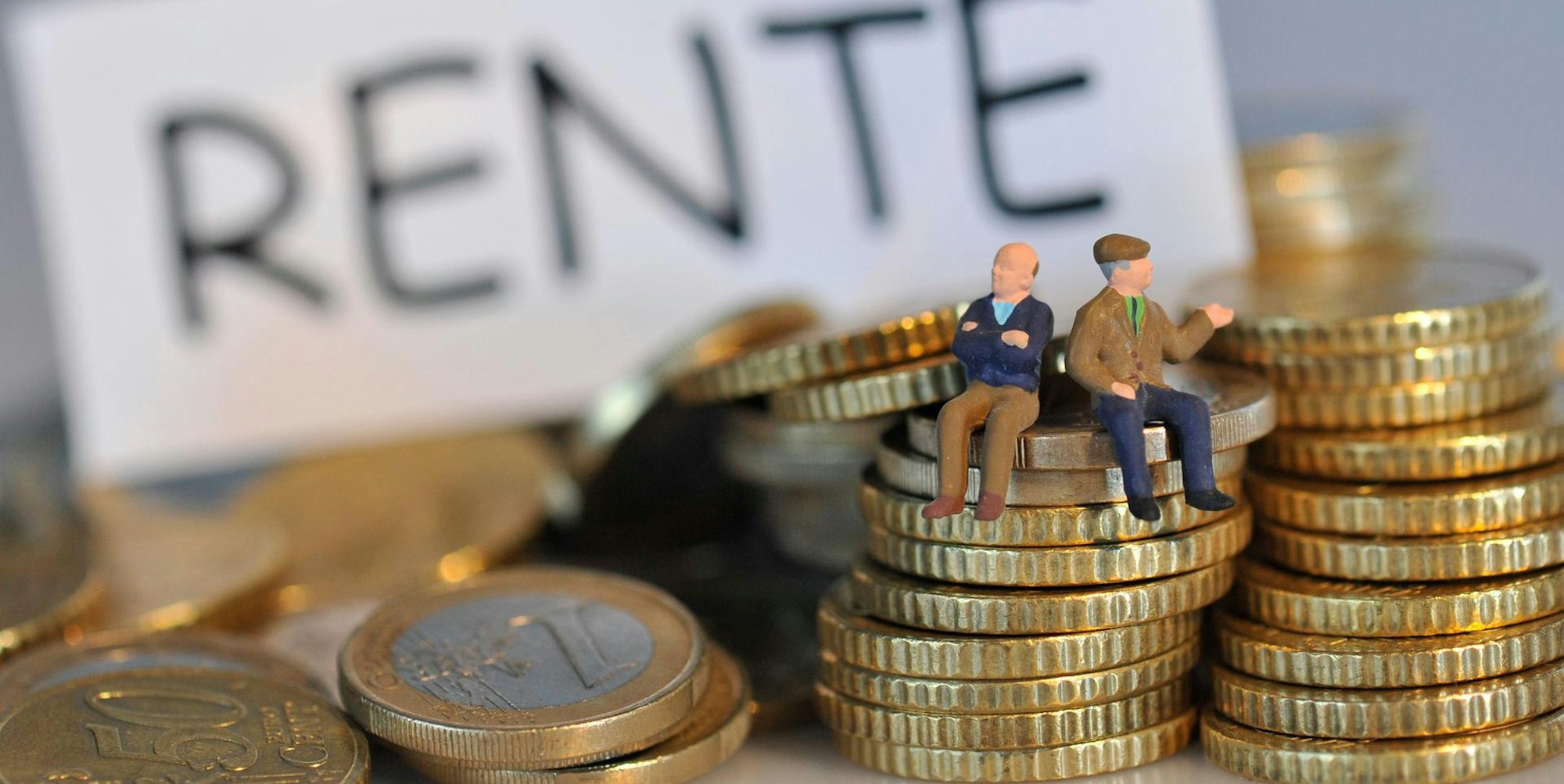 Symbolbild rente Männchen