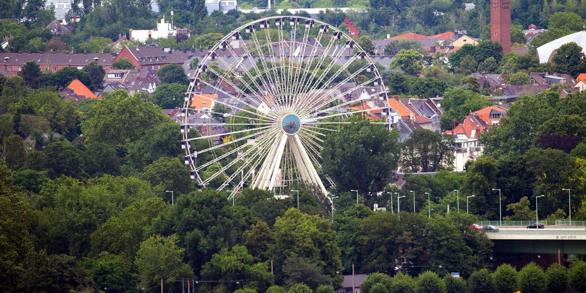 Riesenrad am Kölner Zoo vom LVR Turm