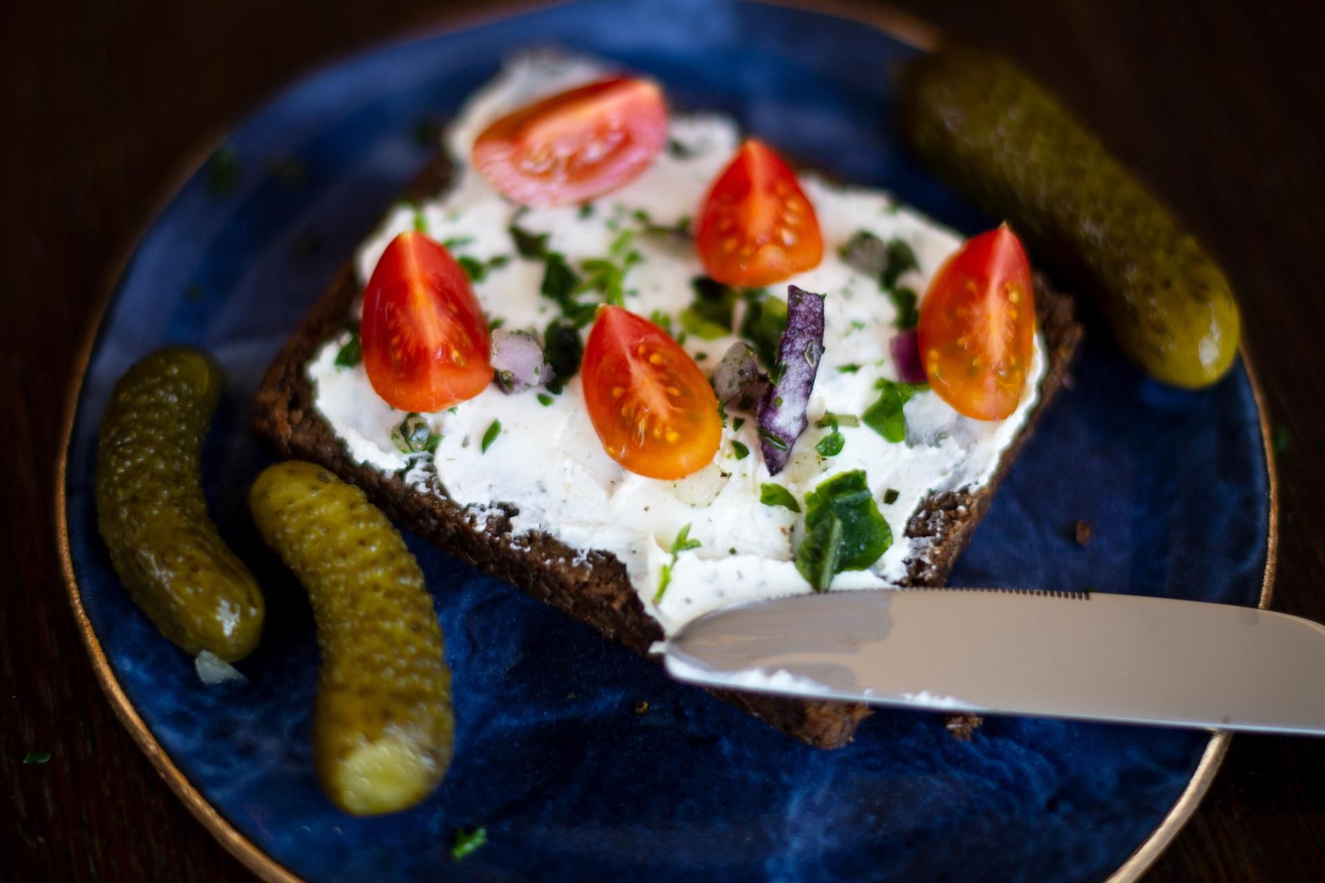 brot mit tomate