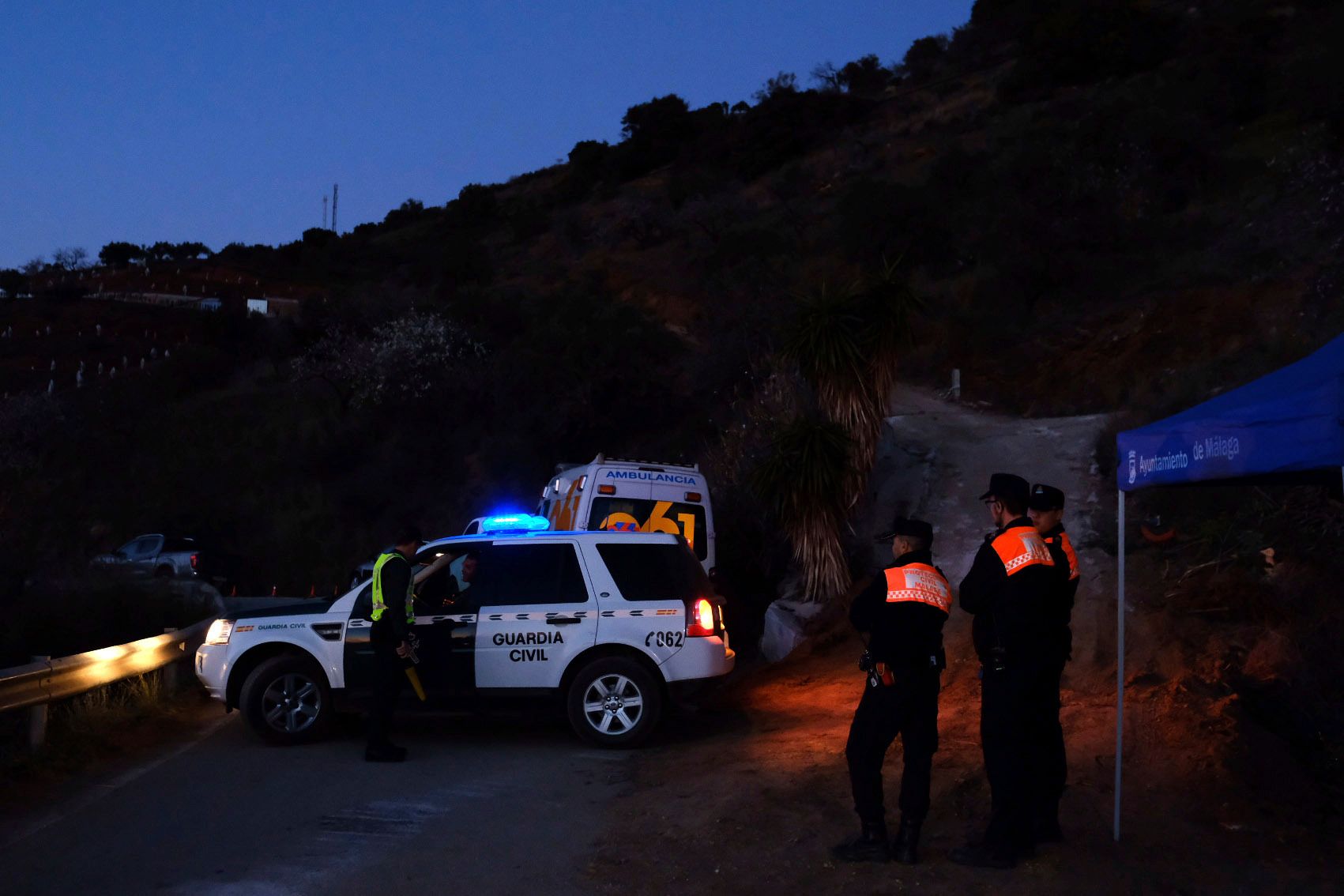 Rettungsarbeiten Totalán