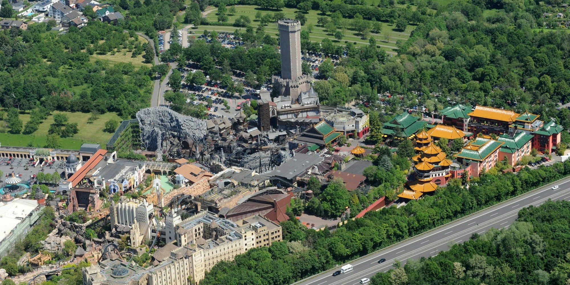Phantasialand Luftaufnahme