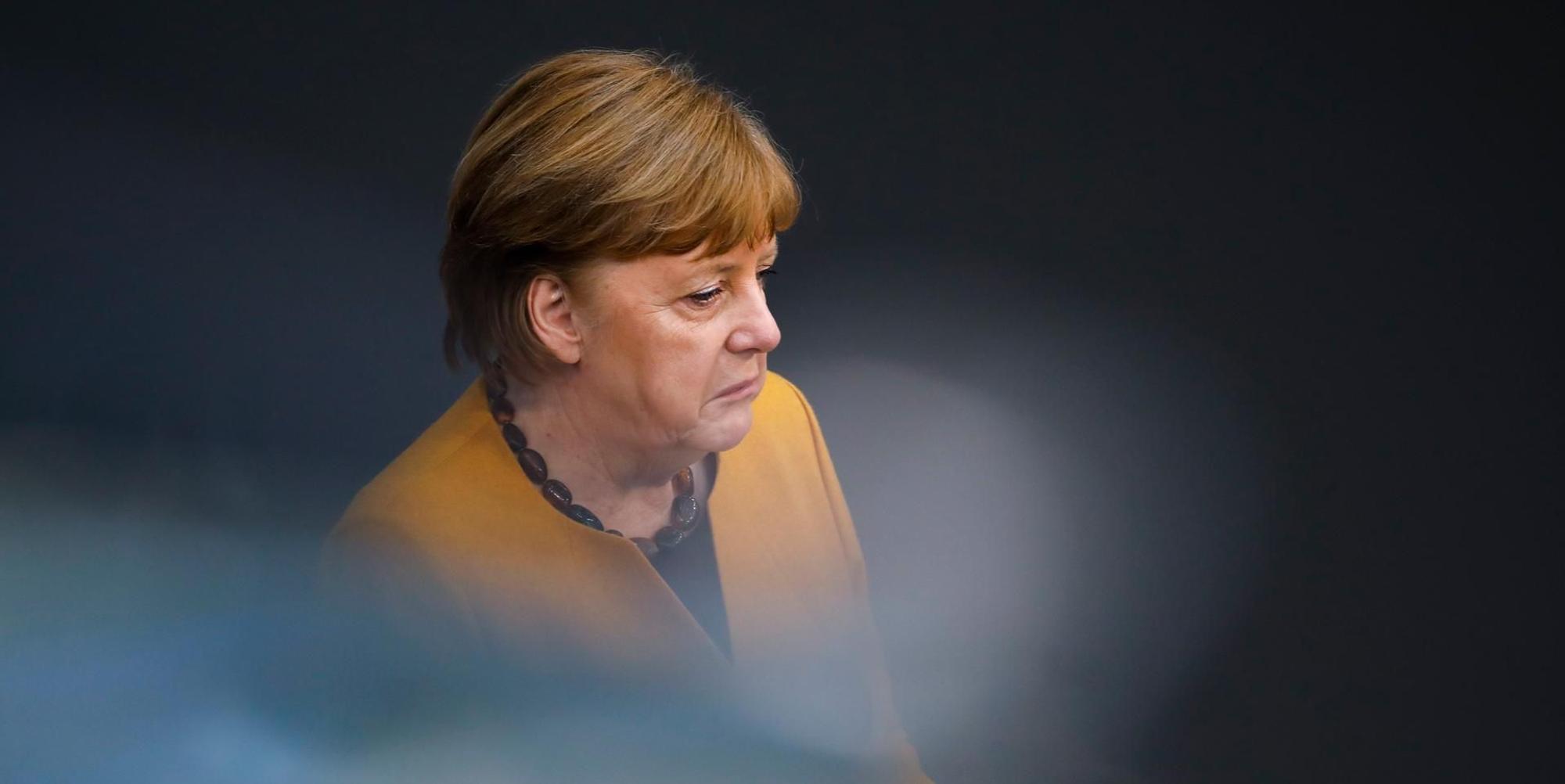 Angela Merkel verwischt