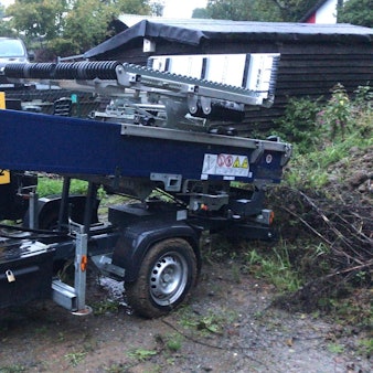 SichergestellterDachdeckeraufzugundKompressor