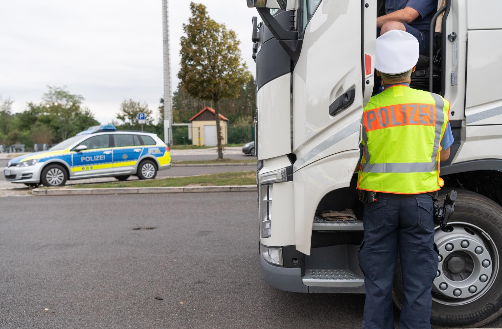 Lkw Fahrer Strom abgezapft