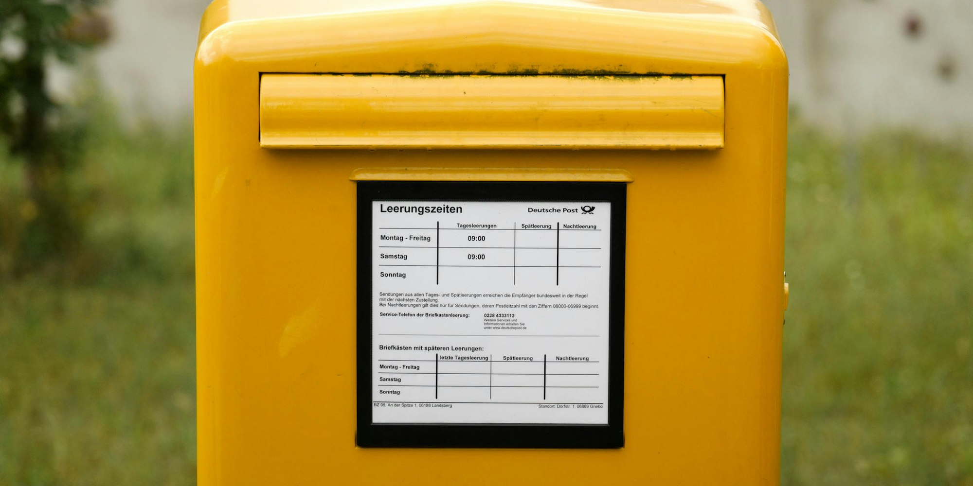 Elektroschrott Briefkasten