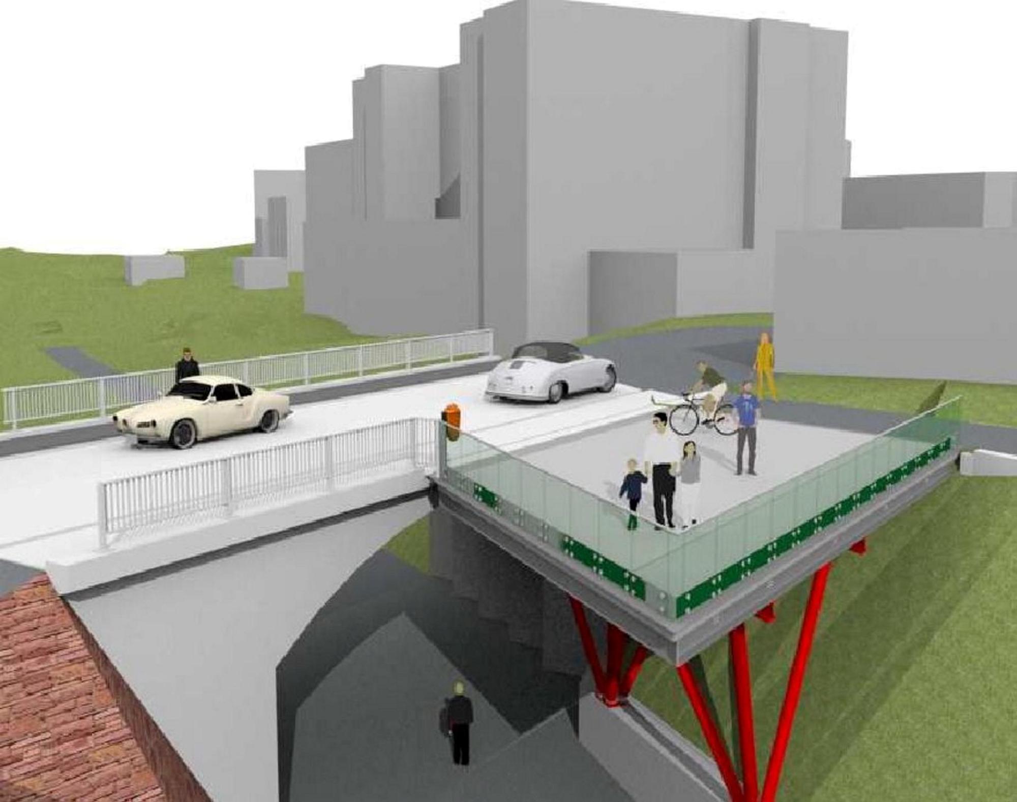 Visualisierung Plattform Rampe Burscheid