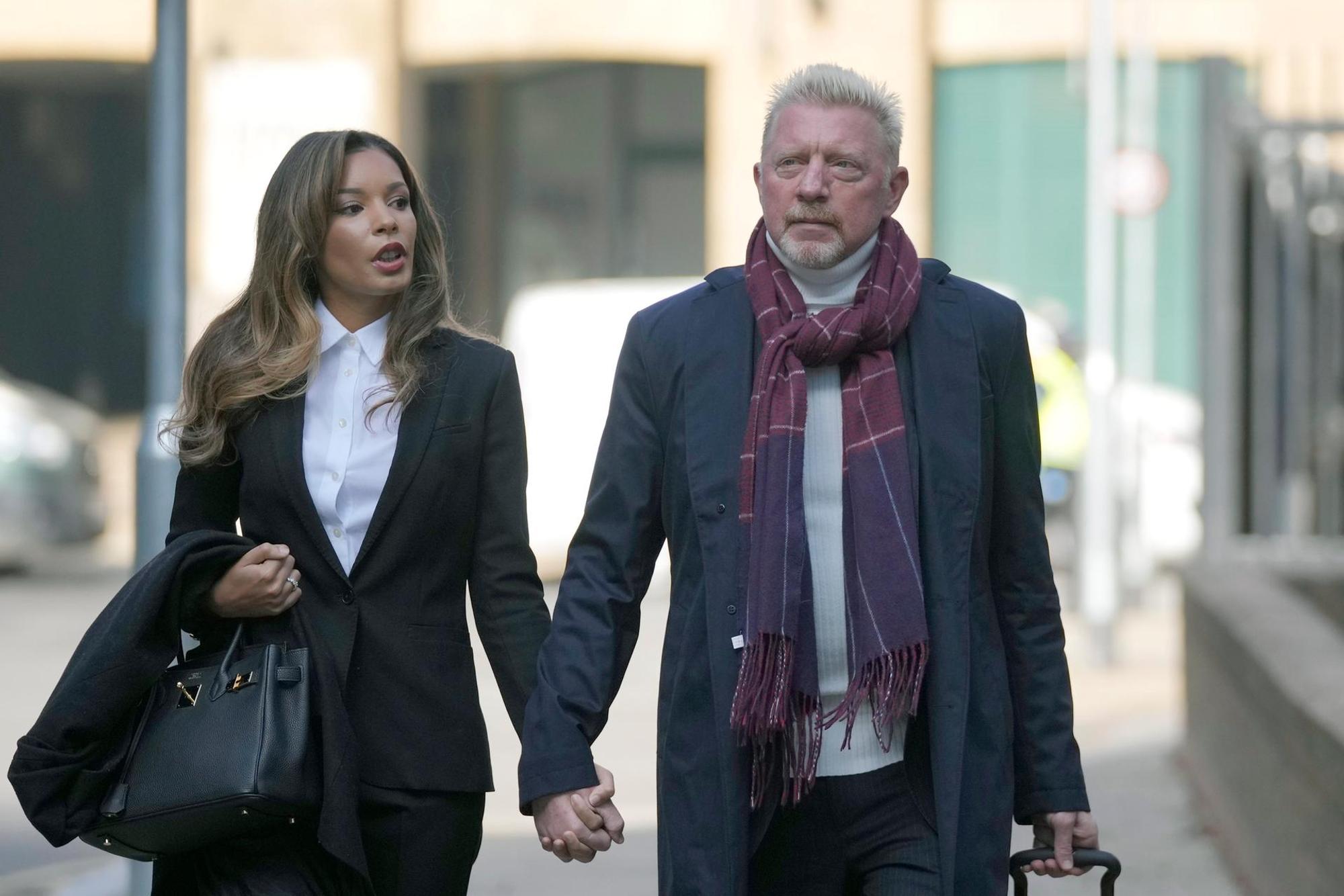 Becker Freundin London dpa
