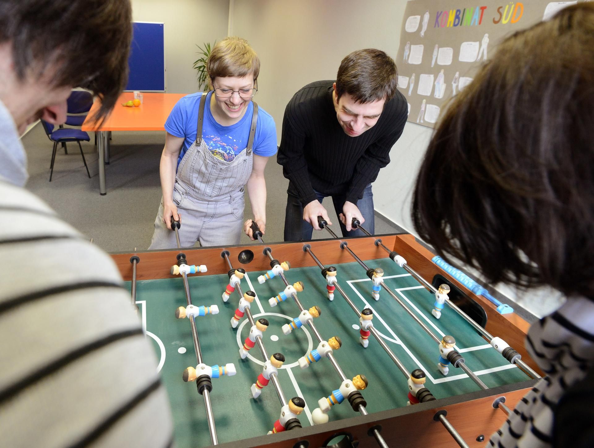 Tischfußball Büro StartUp