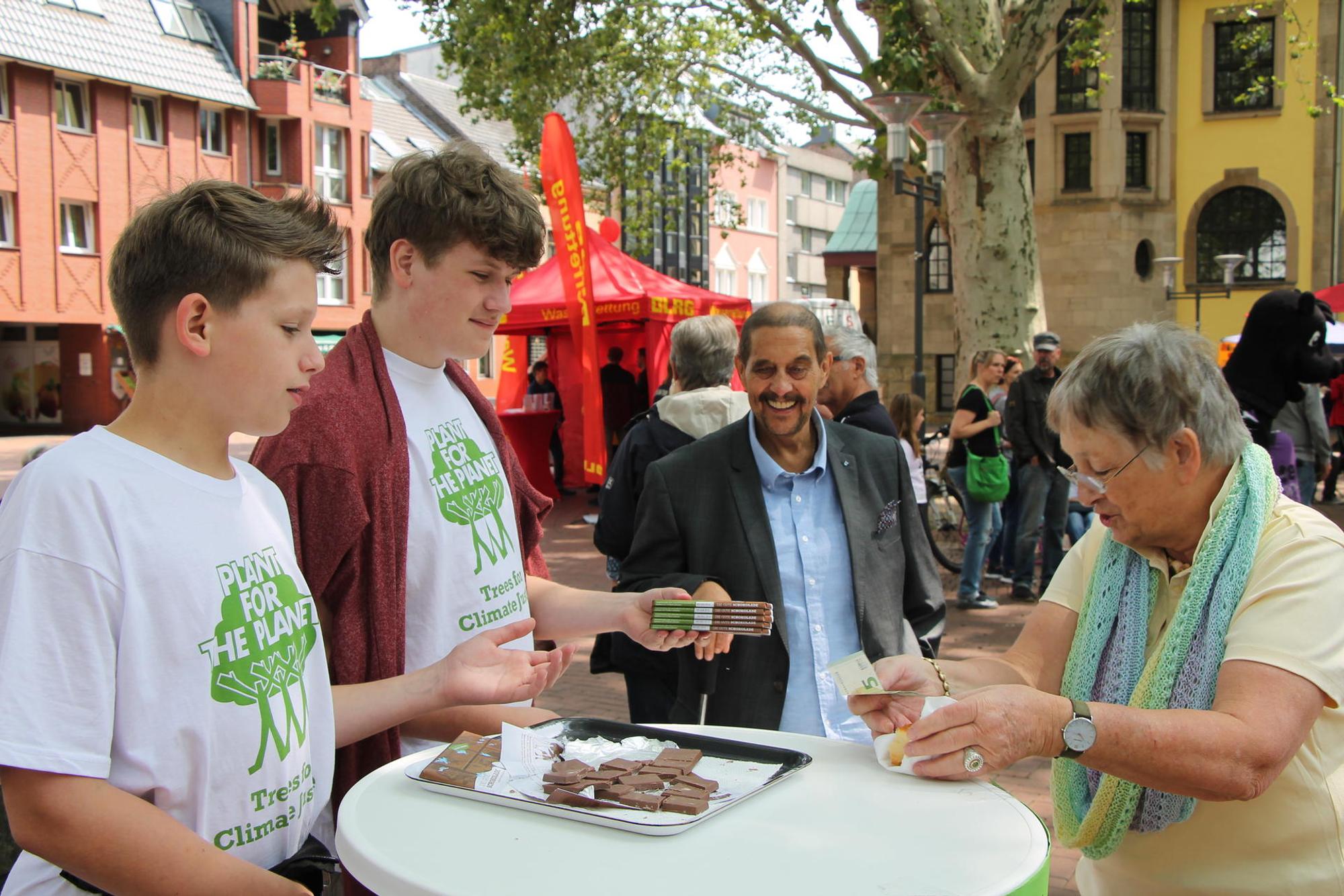Klimaschutz beim Sommerfest Frechen