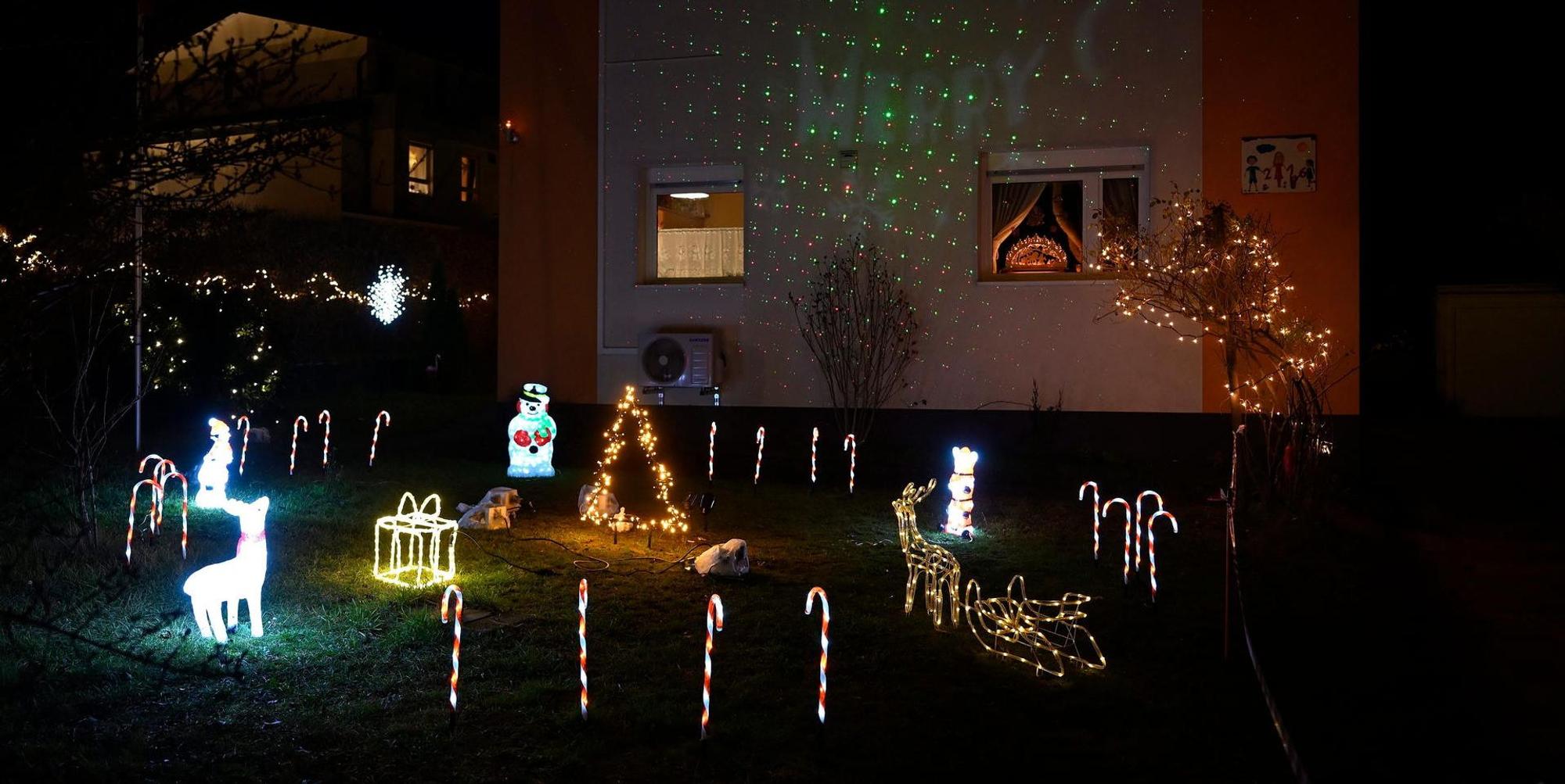 Weihnachtsbeleuchtung Haas Rösrath-Forsbach 2020 Luhr