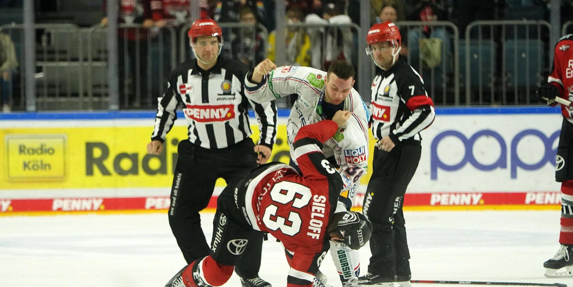Yannick Veilleux im Clinch