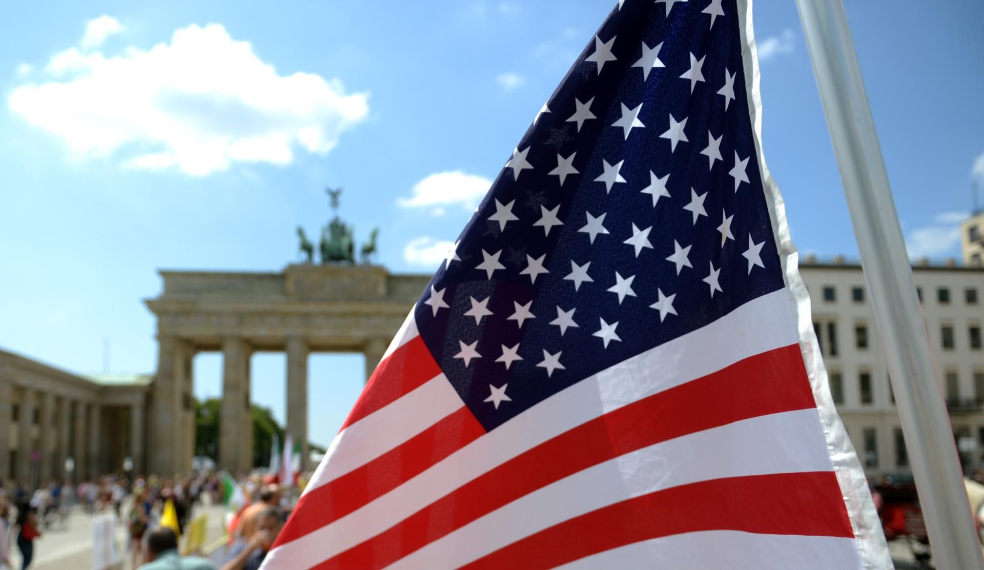 USA Flagge Berlin