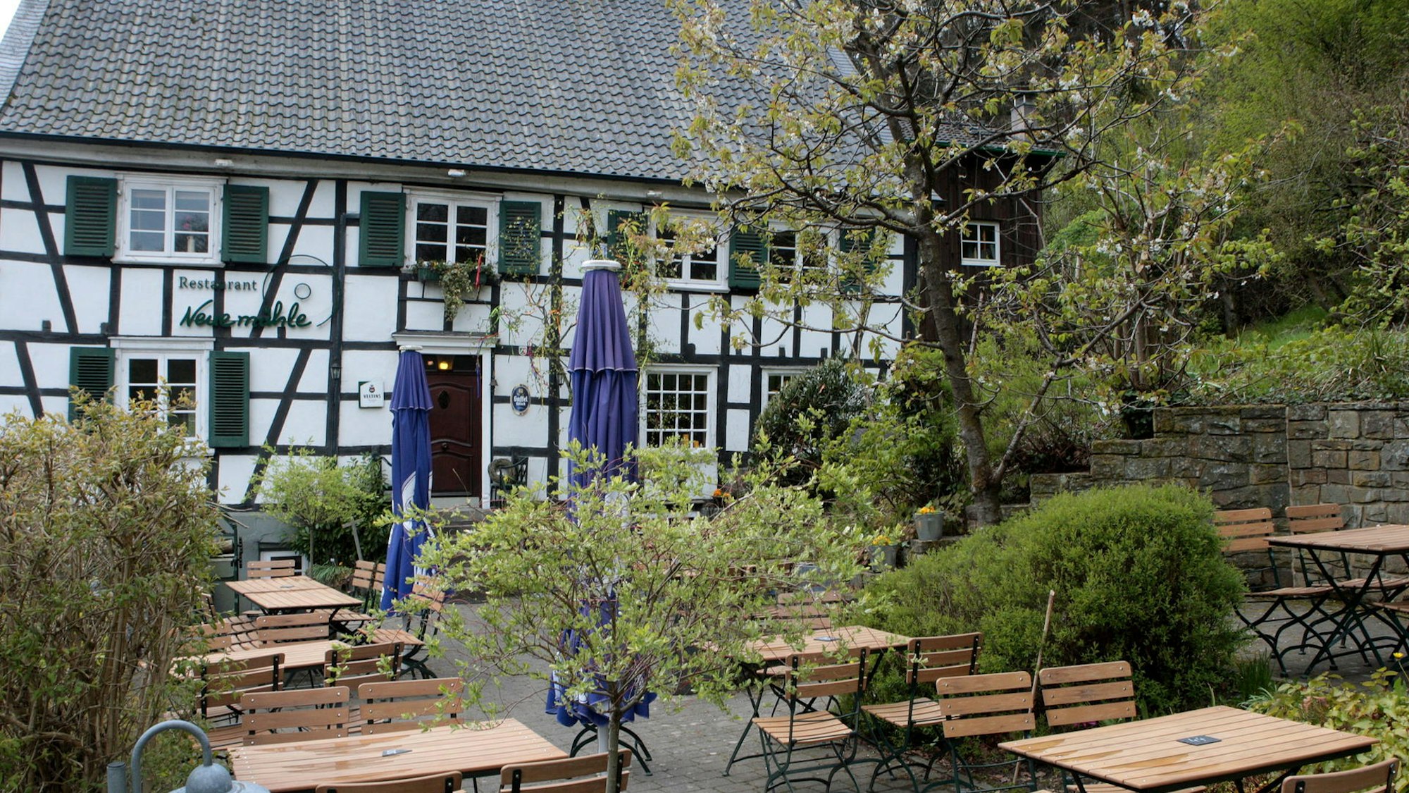 Biergarten Neuemühle im Eifgenbachtal