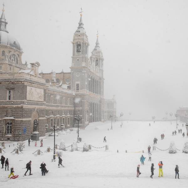Madrid Schnee 2