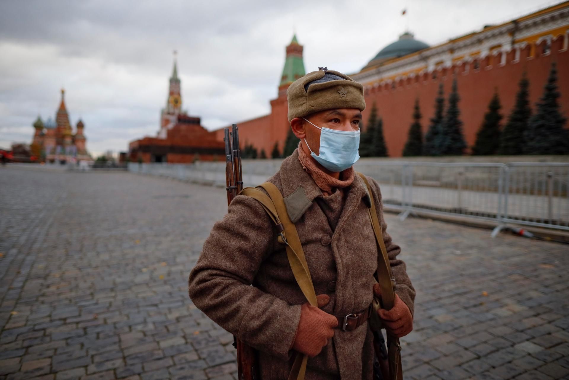 Soldat Russland Roter Platz