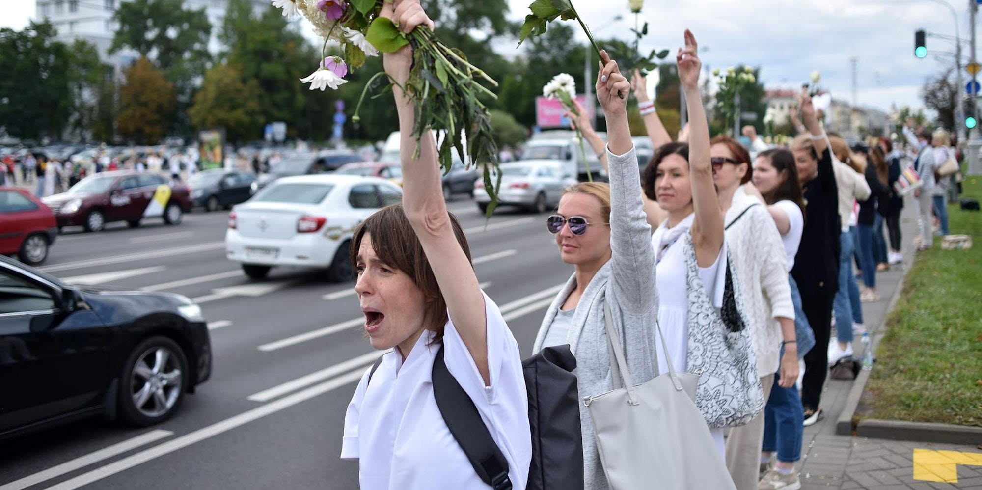 Minsk_Proteste_Frauen