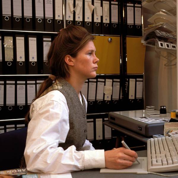 Büro in den 90ern