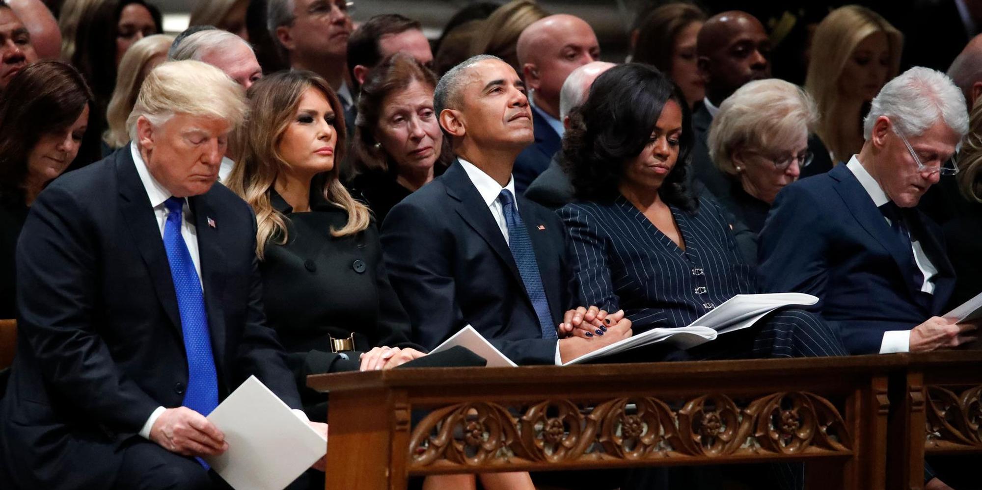 Trauerfeier_Bush_Trump_Obama_Begrüßung