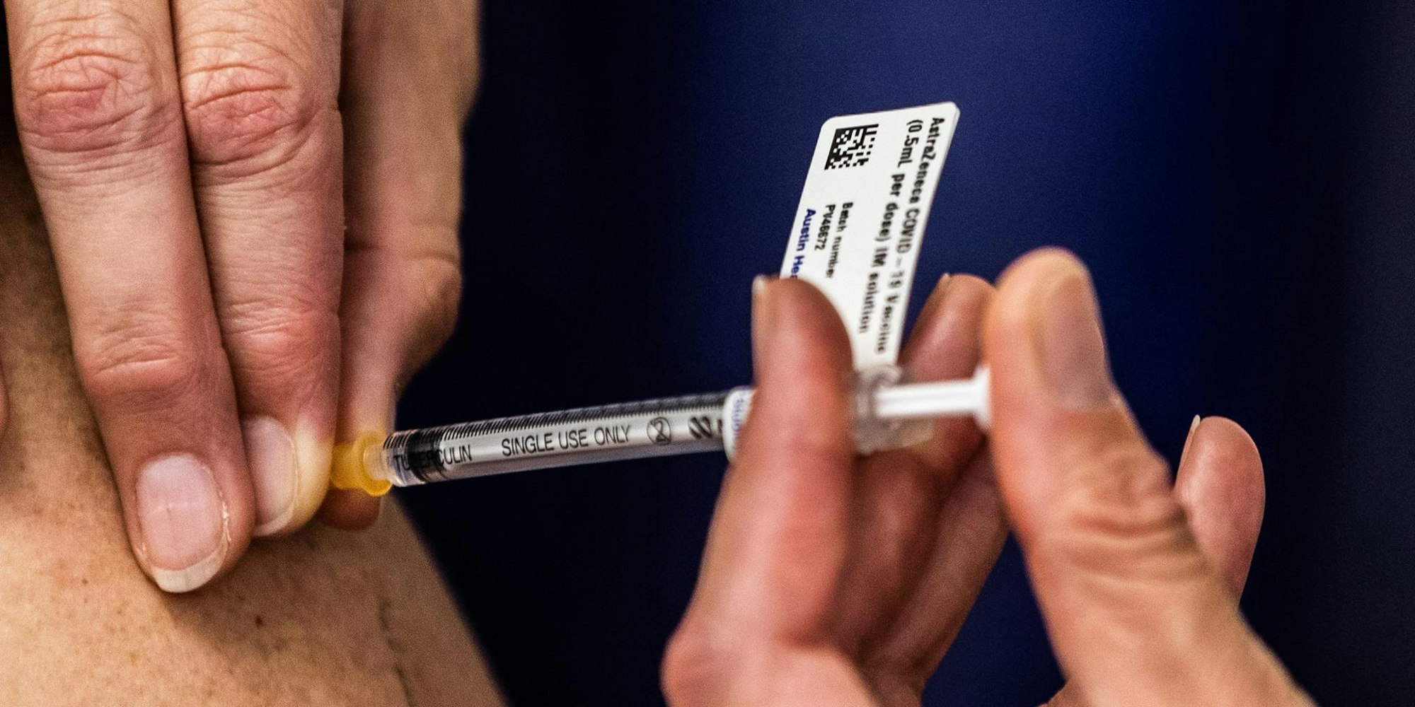 Impfung mit Astrazeneca