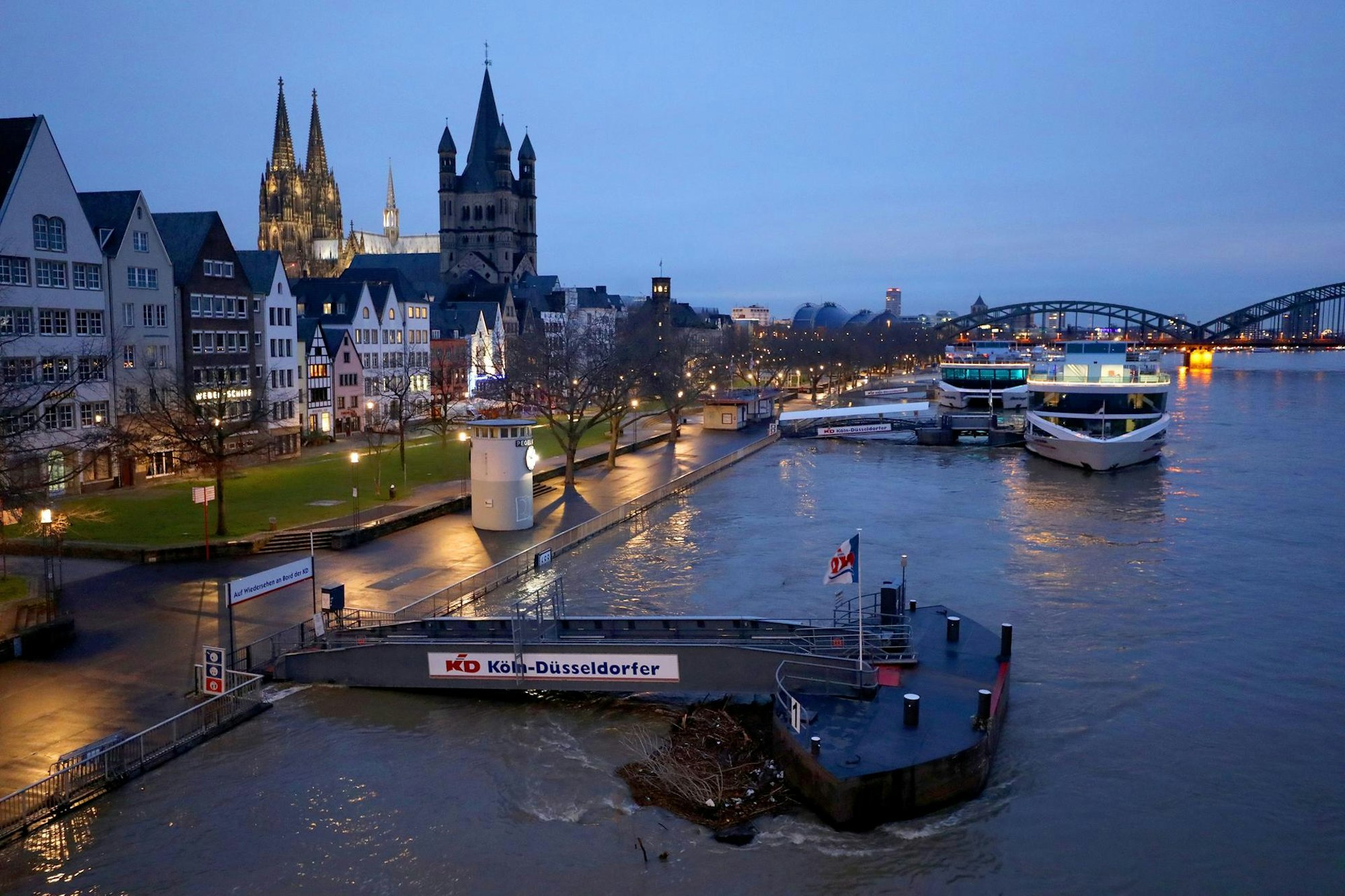 Hochwasser in Köln