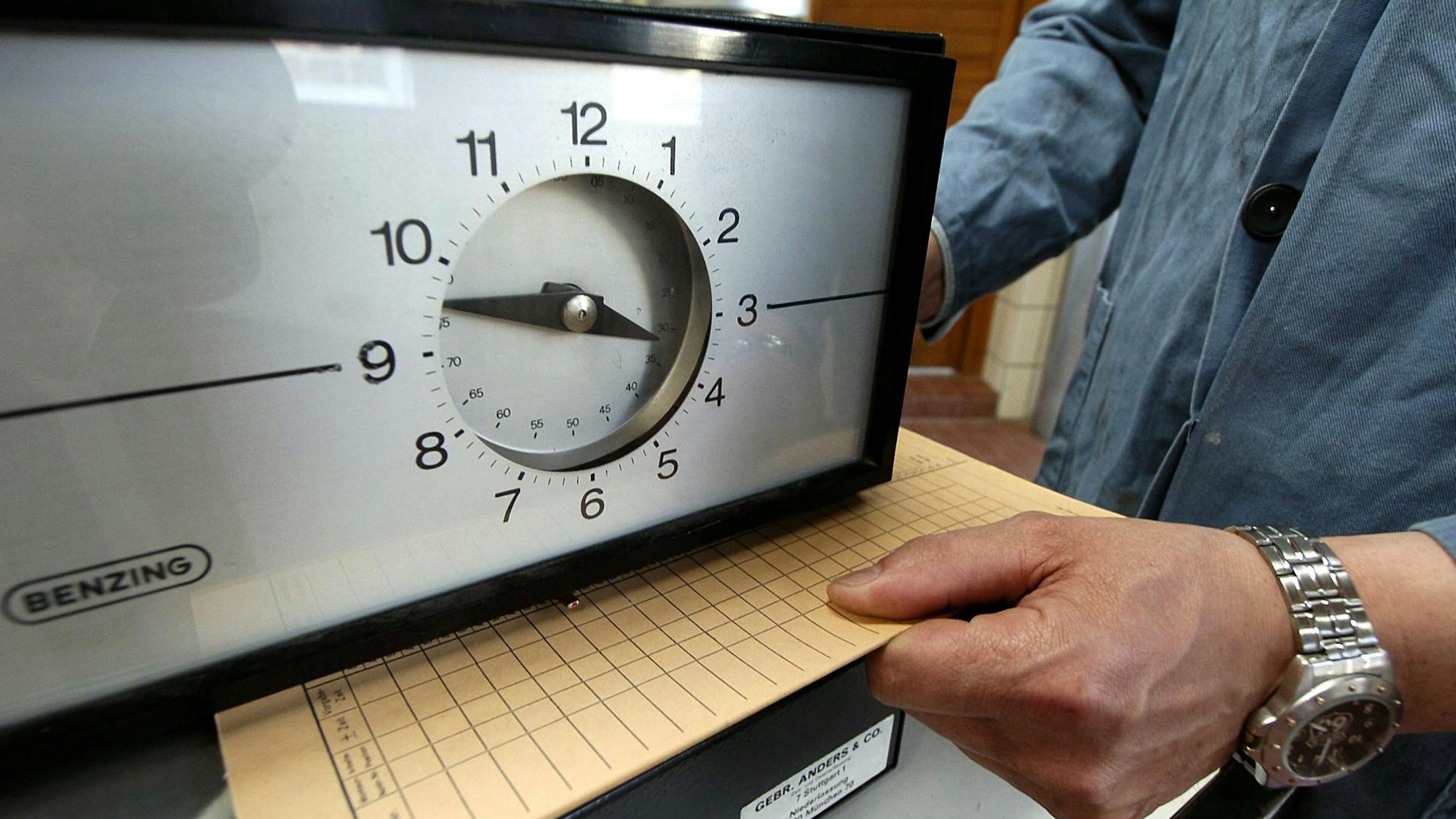 Arbeitszeit Symbolbild.