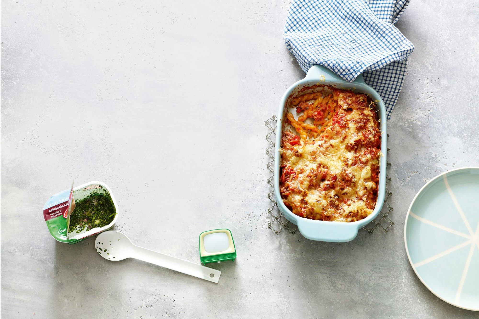 No-Brain-Nudelgratin Single-Küche für Faule