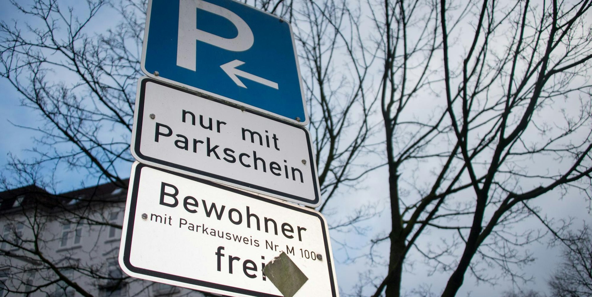 Anwohnerparken Symbol dpa