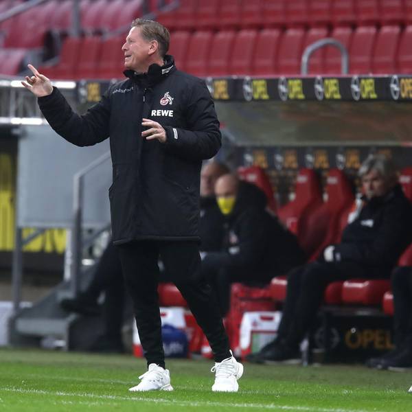 Gisdol beim Spiel gegen Mainz