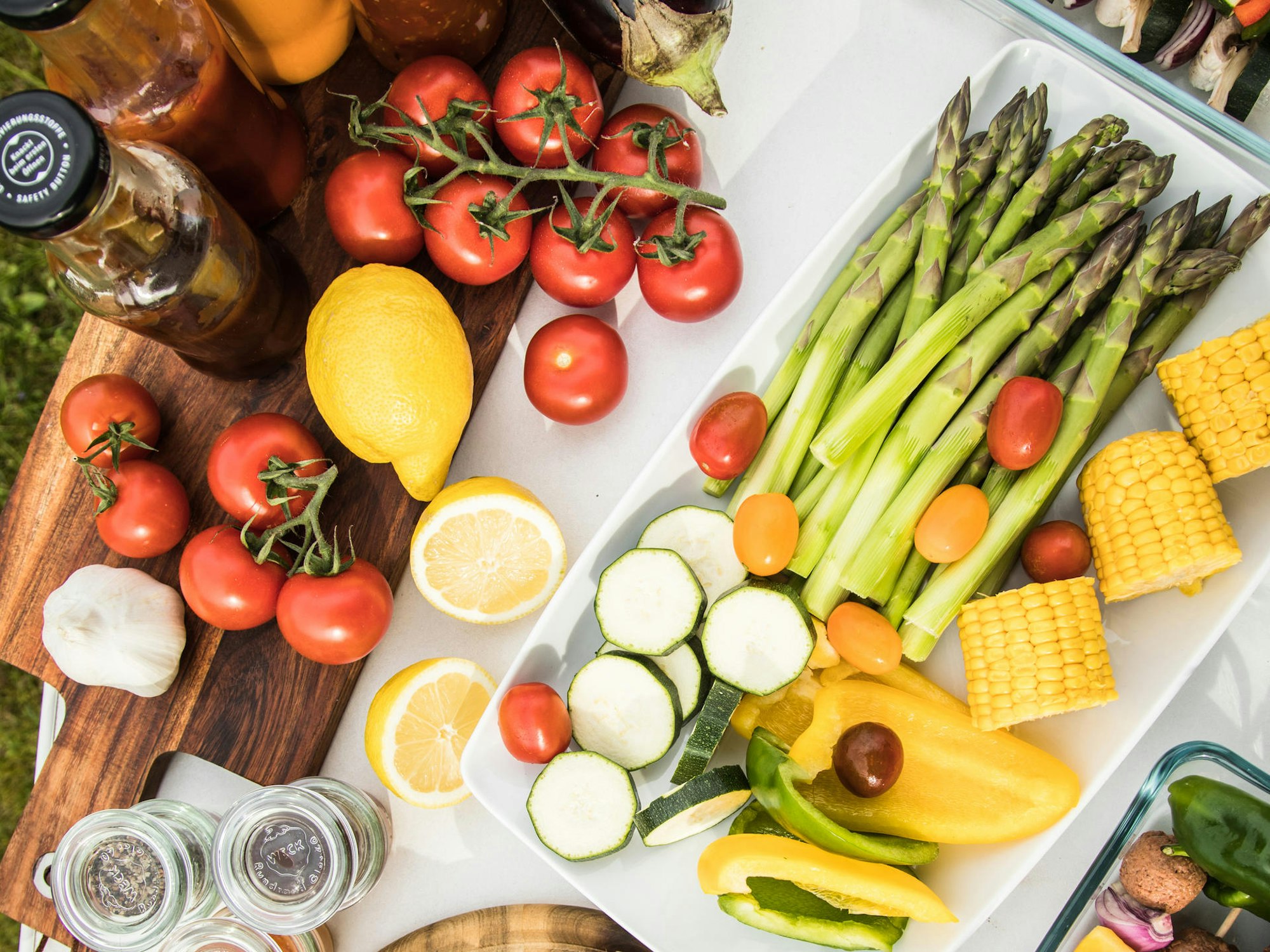 gemüse zum grillen