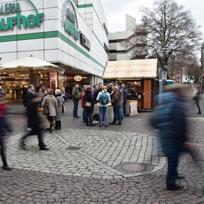 Stress Menschenmenge