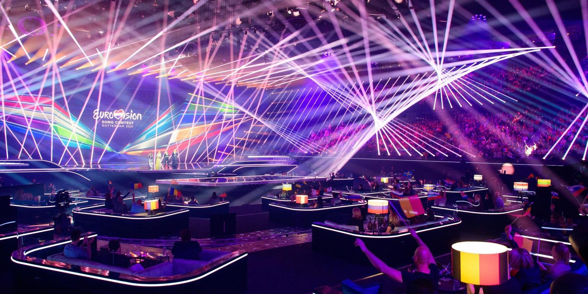 Lichtshow zum ESC